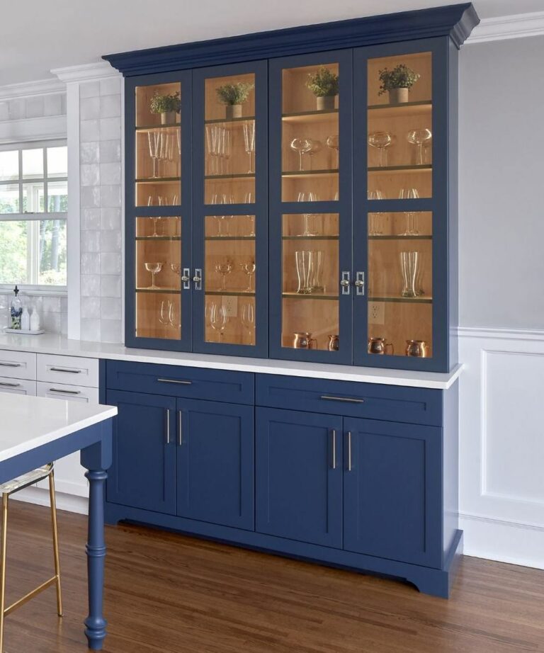 built-in china cabinets
