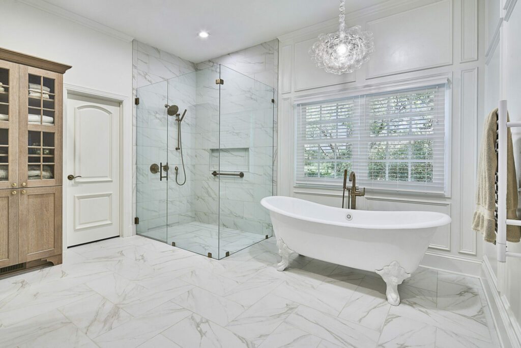Heated bathroom floors can improve your morning routine.