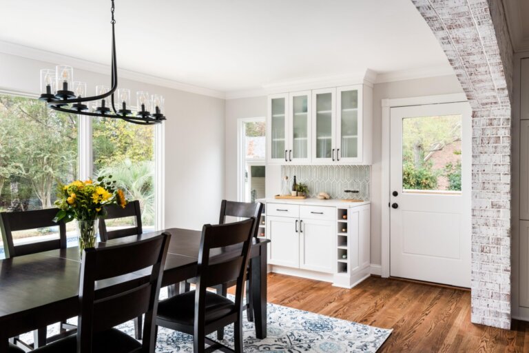 frosted cabinets in kitchen addition