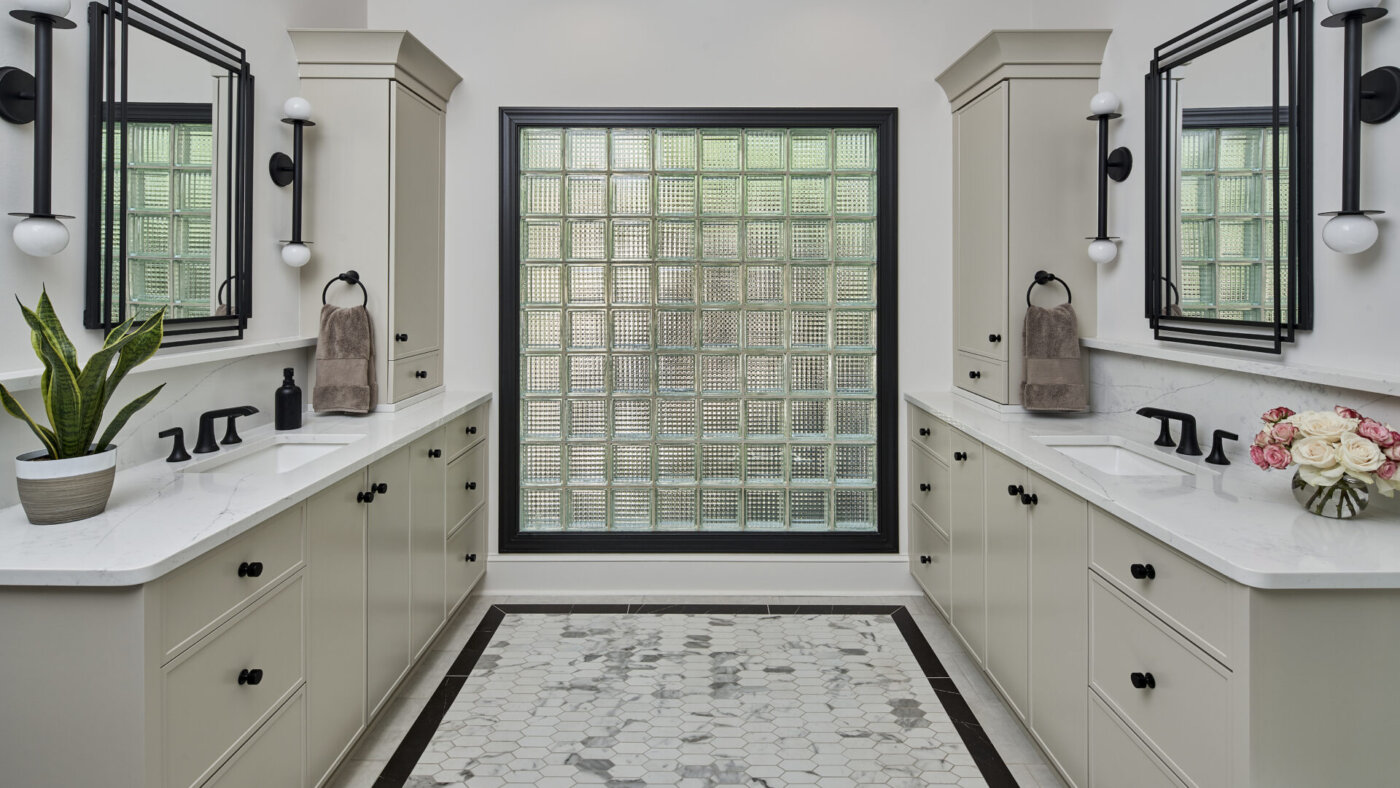 Art Deco-Inspired Bathroom Remodel in Ballantyne