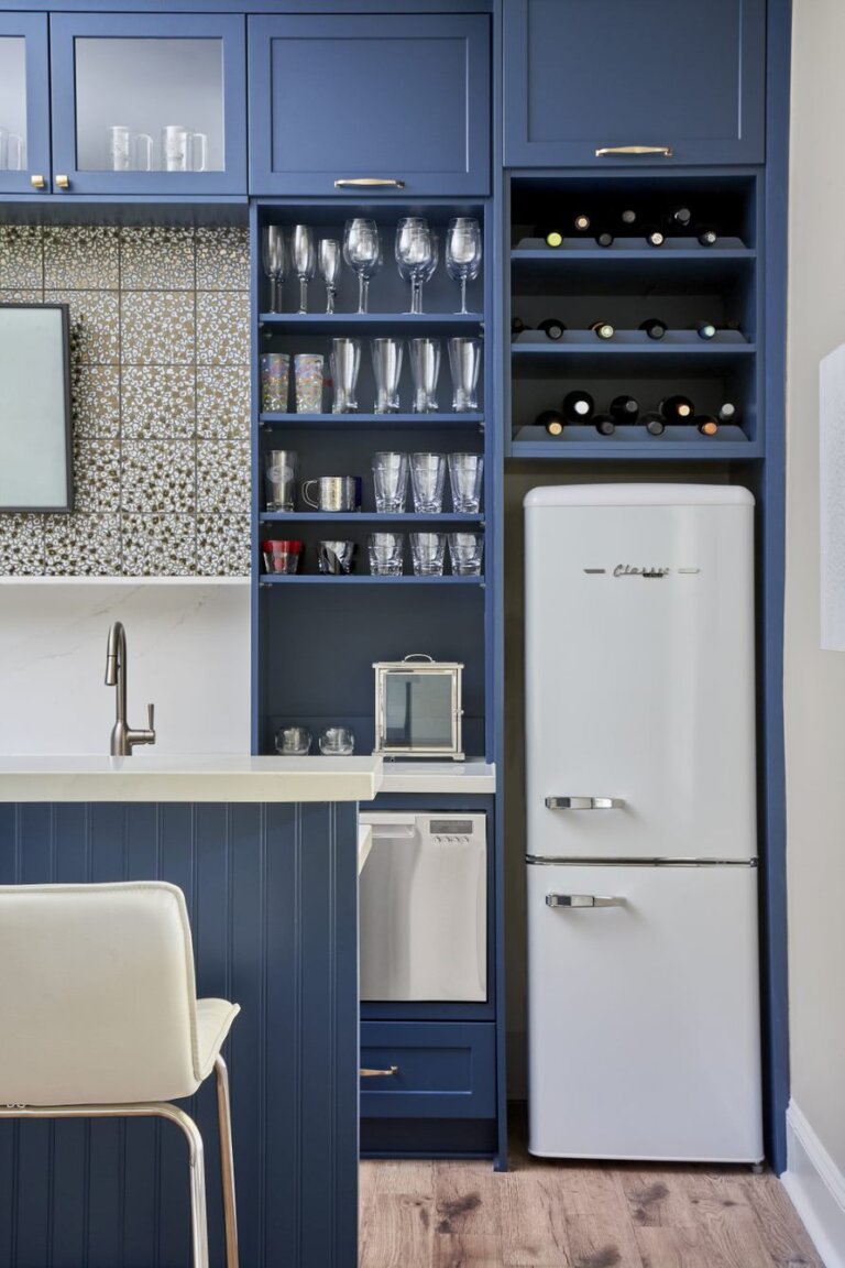 belmont basement wet bar remodel