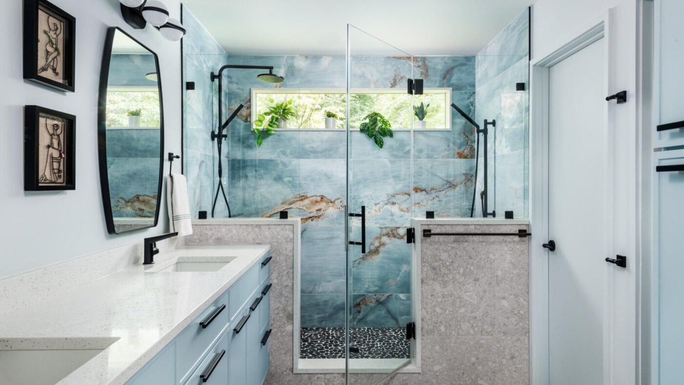 Color Pop Revival Bathrooms in Eagle Lake