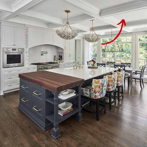 molding styles coffered ceilings