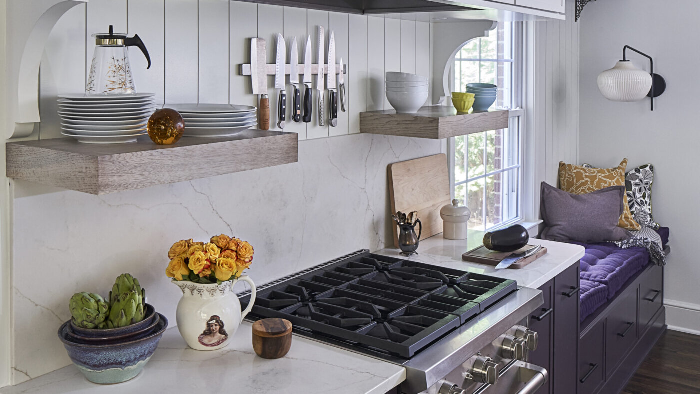 A Warm Bungalow Kitchen in Plaza Midwood