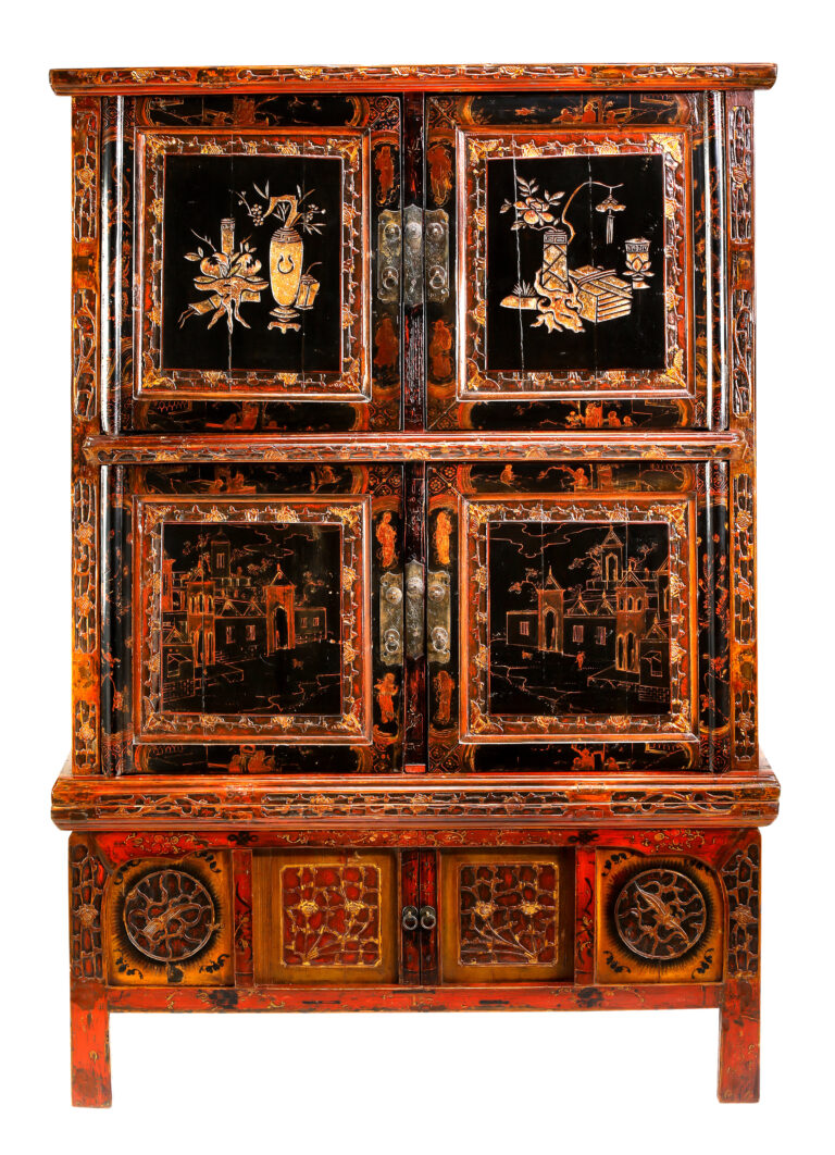 built-in china cabinet