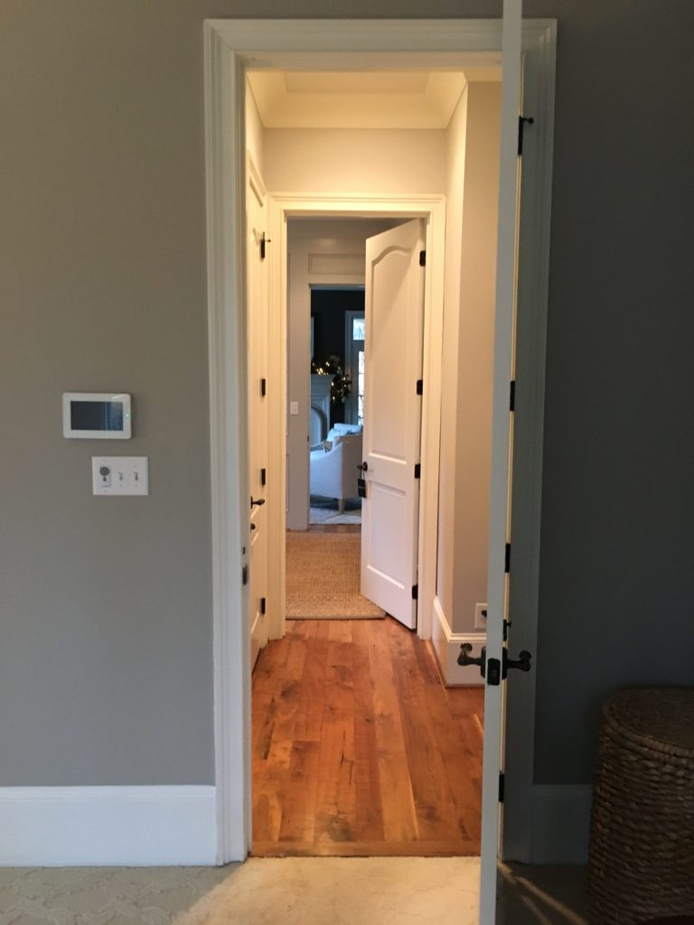 the office separated the bedroom from the rest of the home, so we created a better flow for the homeowners