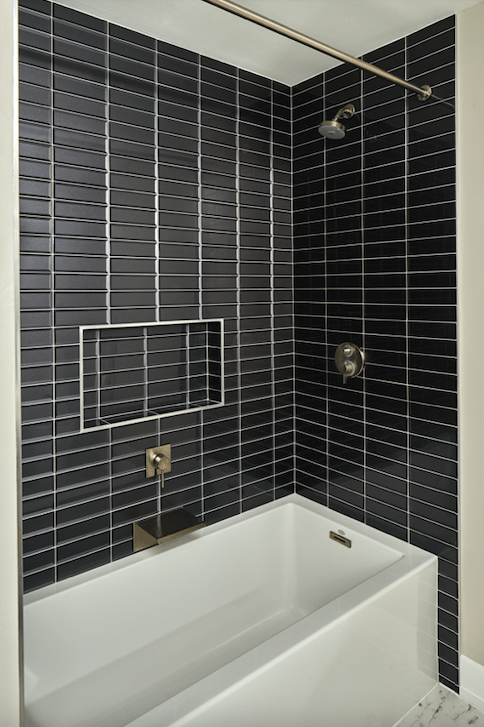 modern tub shower design