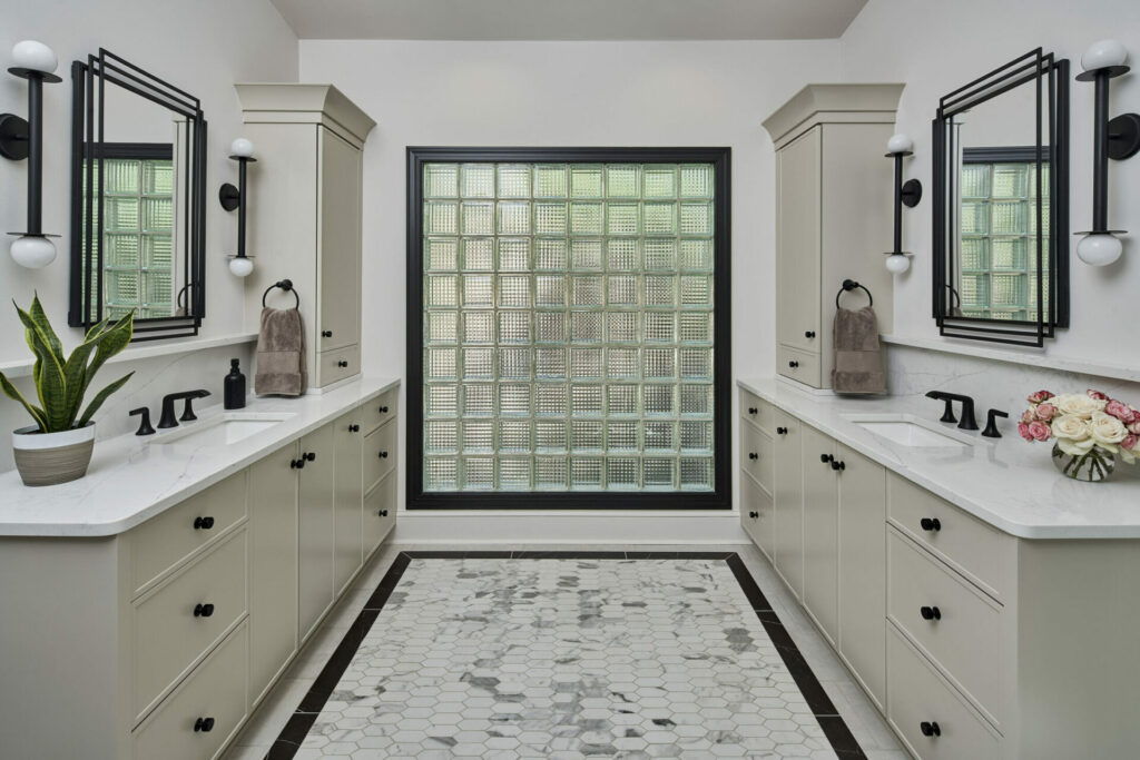 Heated bathroom floors eliminate the shock of walking across cold tiles on a cold morning.