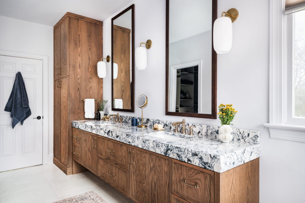bathroom remodel in a luxury home in charlotte nc in myers park neighborhood