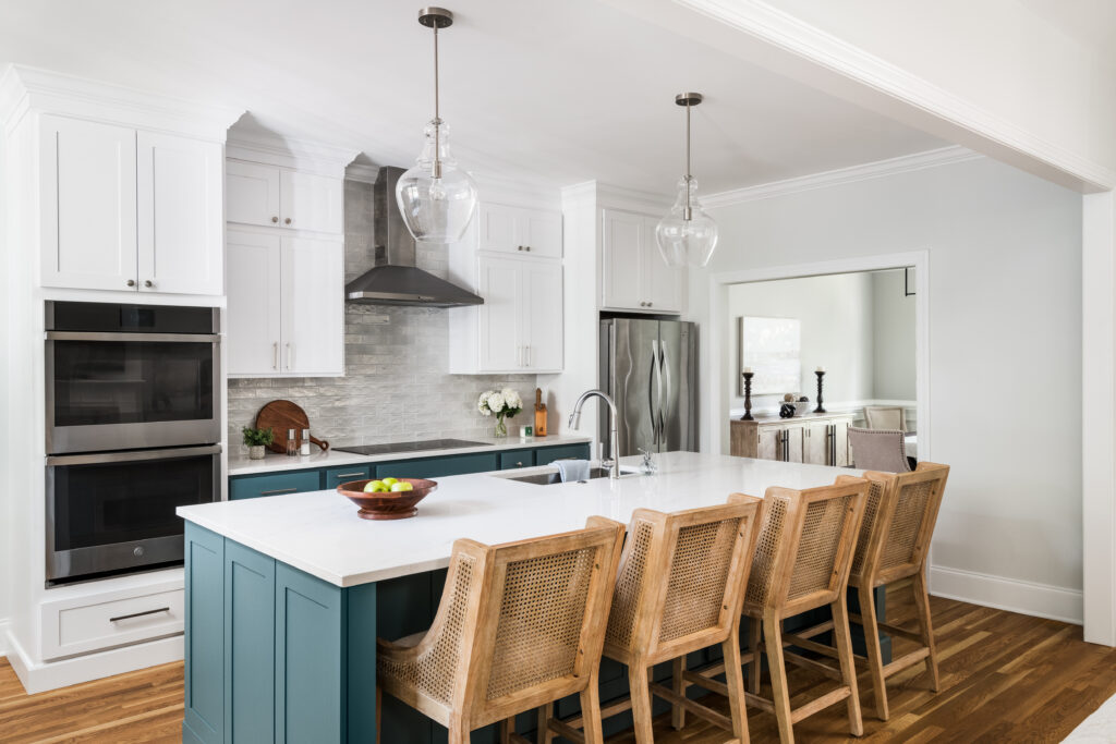 stylish bar stools Kitchen Remodel Investment - Charlotte