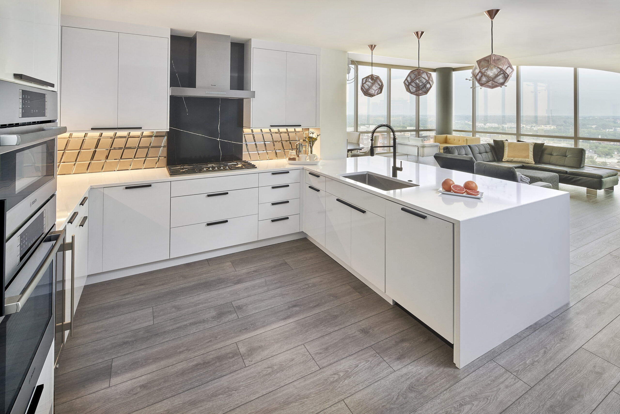 kitchen-condo-remodel-charlotte luxury condo remodel in uptown charlotte nc