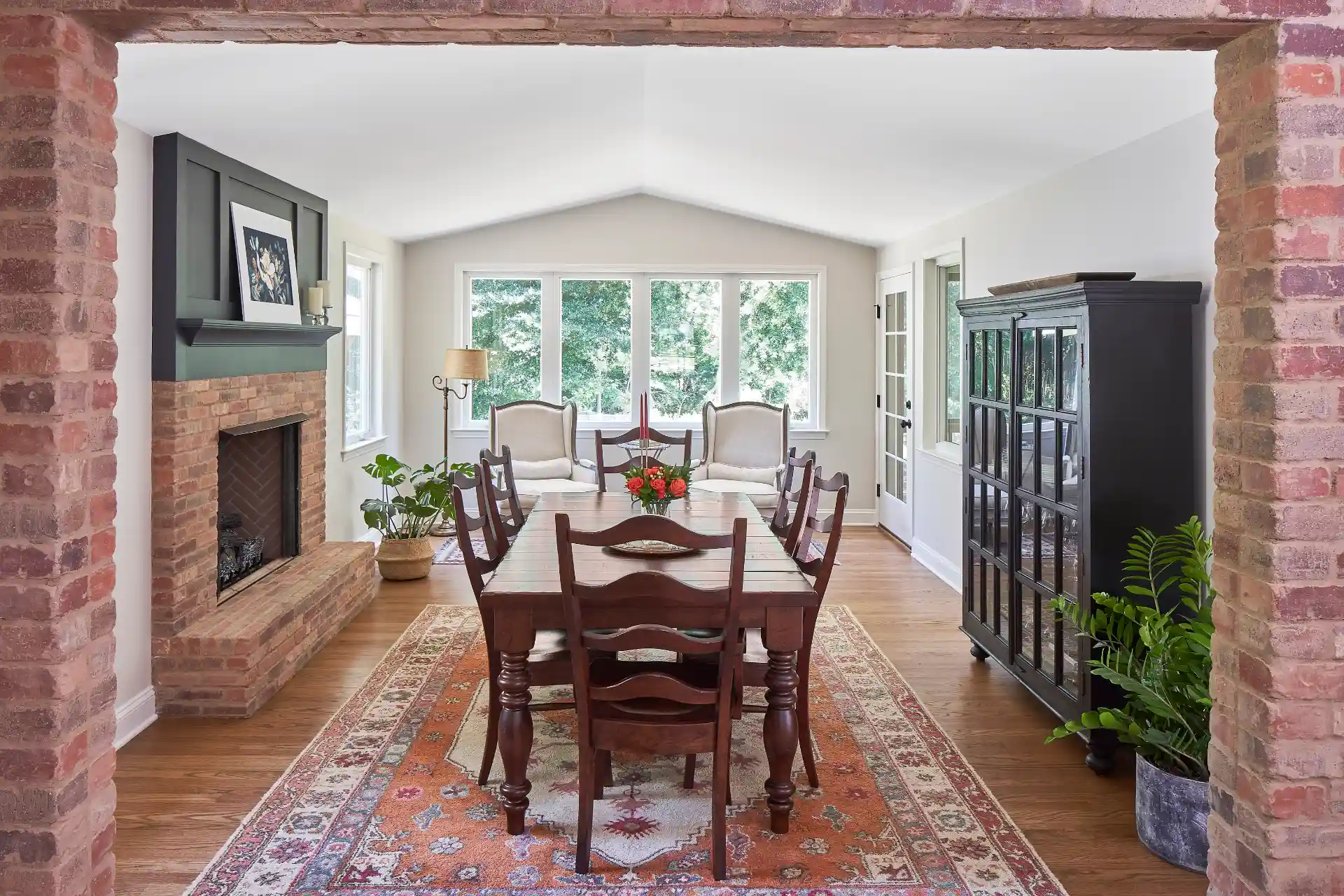 Light-filled dining room in the Room to Grow home addition