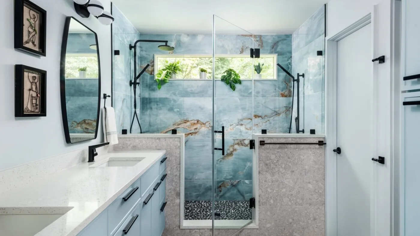 Color Pop Revival Bathrooms in Eagle Lake