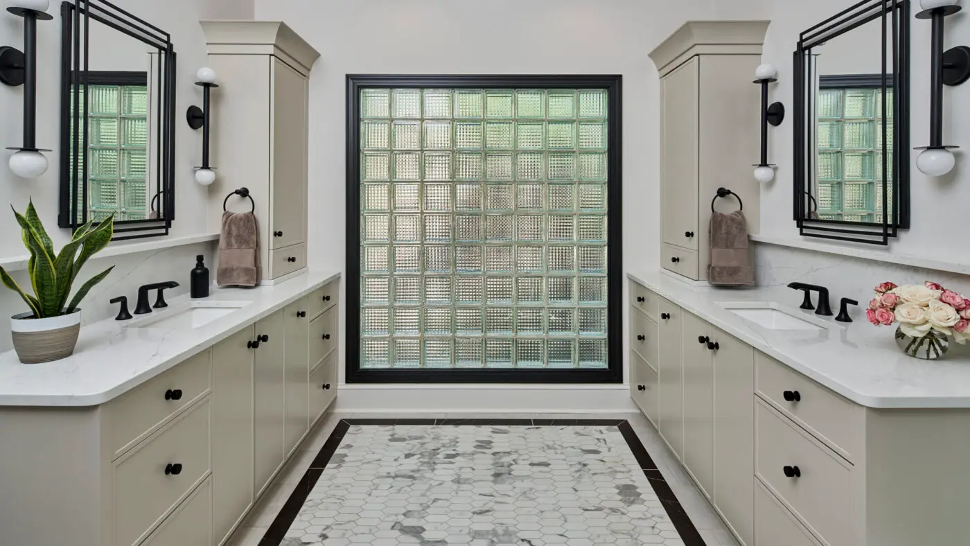 Art Deco-Inspired Bathroom Remodel in Ballantyne